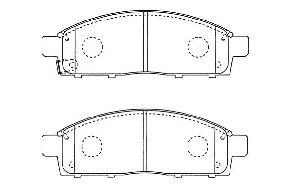KAVO PARTS Комплект тормозных колодок, дисковый тормоз BP-5560